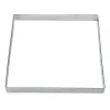 Hot BrandNewCake Taartring RVS Vierkant Geperforeerd 20x2cm**