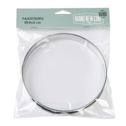 Outlet BrandNewCake Taartring RVS Ø14x2cm**
