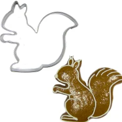 Clearance BrandNewCake Uitsteker Eekhoorn RVS 6cm