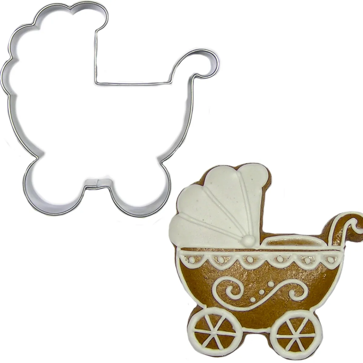 New BrandNewCake Uitsteker Kinderwagen RVS 6cm