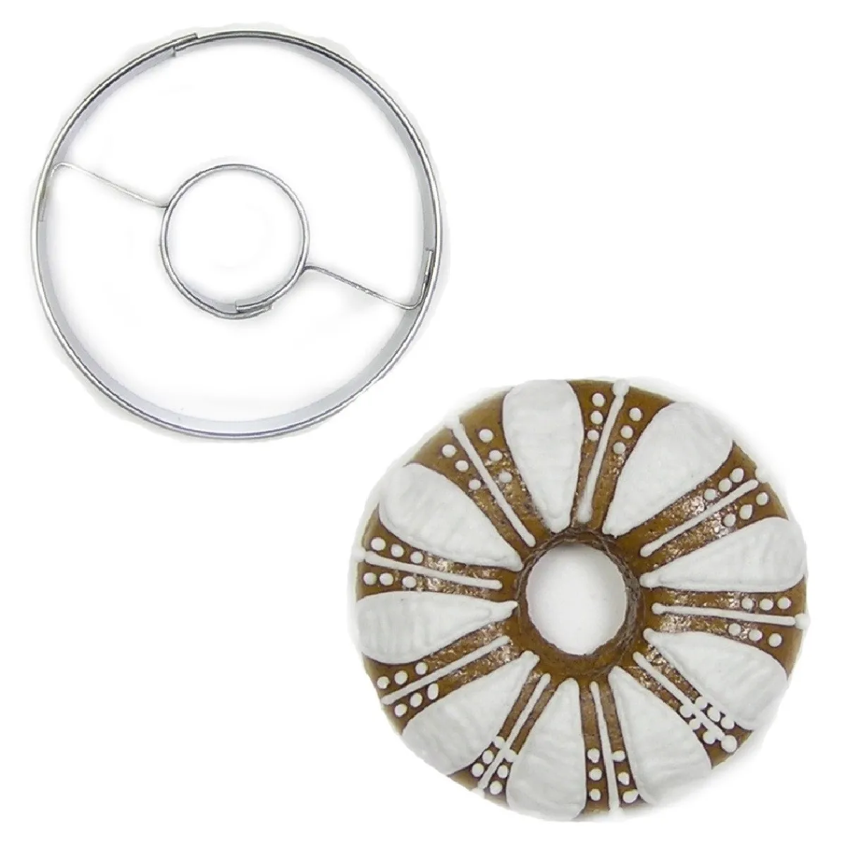 Best BrandNewCake Uitsteker Rond met Center RVS Ø5cm