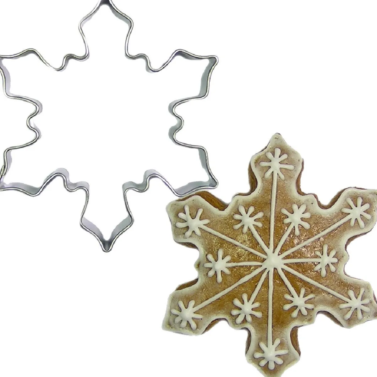 BrandNewCake Uitsteker Sneeuwvlok RVS 6,5cm