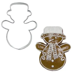 Best BrandNewCake Uitsteker Sneeuwpop RVS 6cm