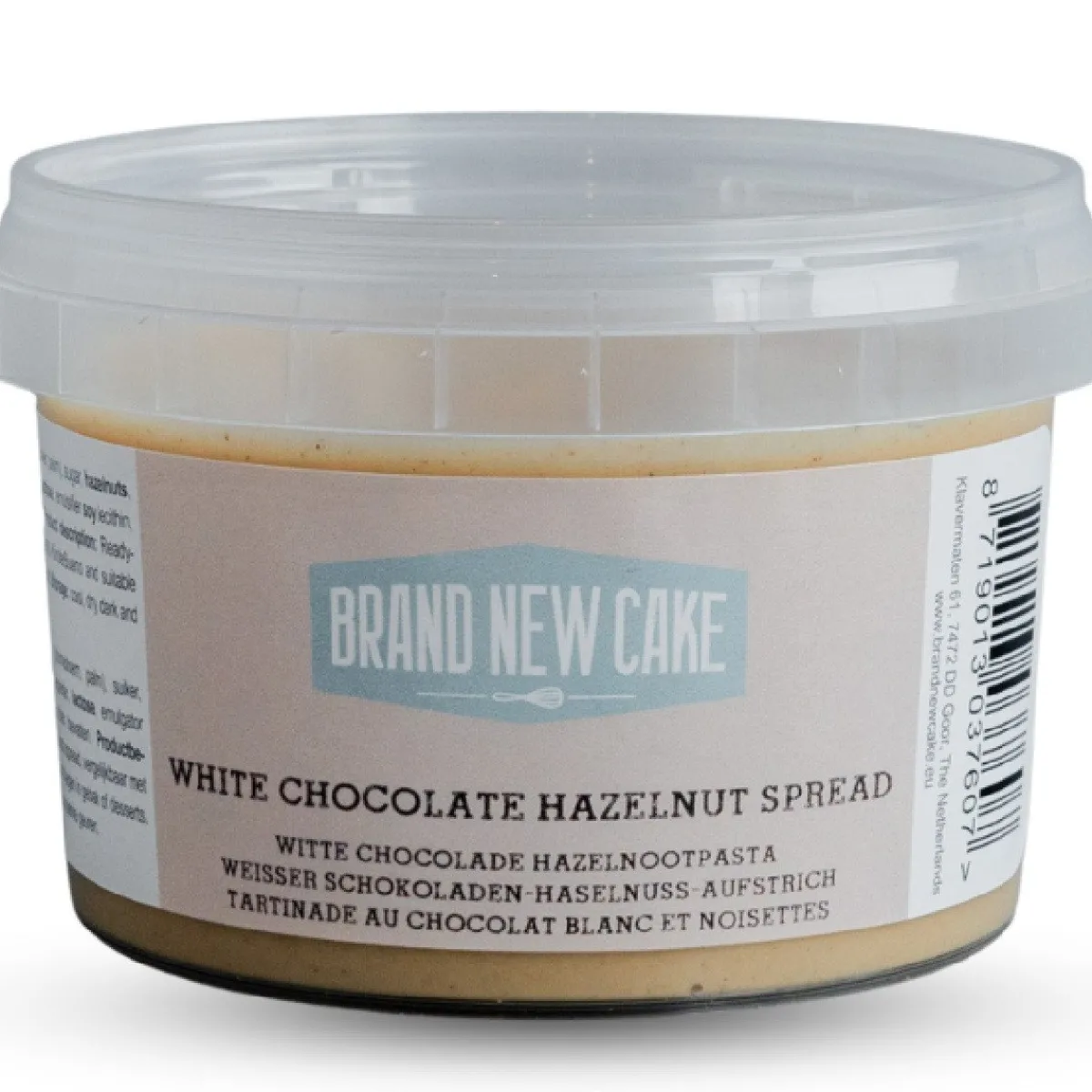 New BrandNewCake Witte Chocolade Hazelnootpasta (Bueno) 260g