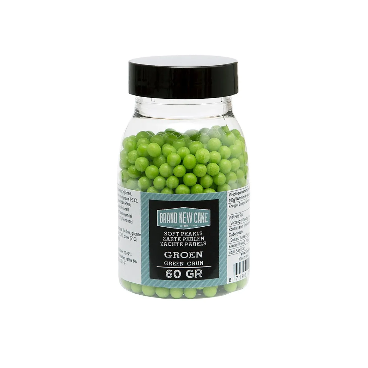 Clearance BrandNewCake Zachte Parels Groen 60gr.