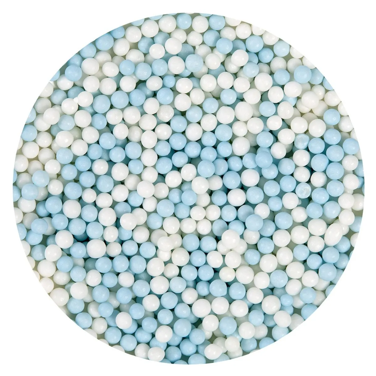 Clearance BrandNewCake Zachte Parels Blauw/Wit 60gr.