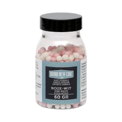 Hot BrandNewCake Zachte Parels Roze/Wit 60gr.