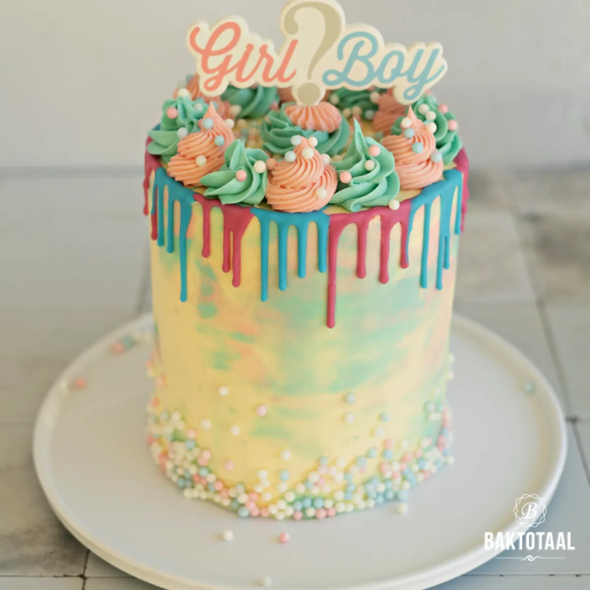 Hot BrandNewCake Zachte Parels Roze 60gr.