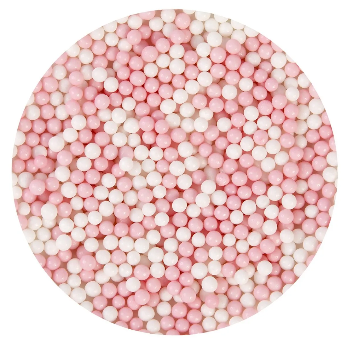 Hot BrandNewCake Zachte Parels Roze/Wit 500gr.