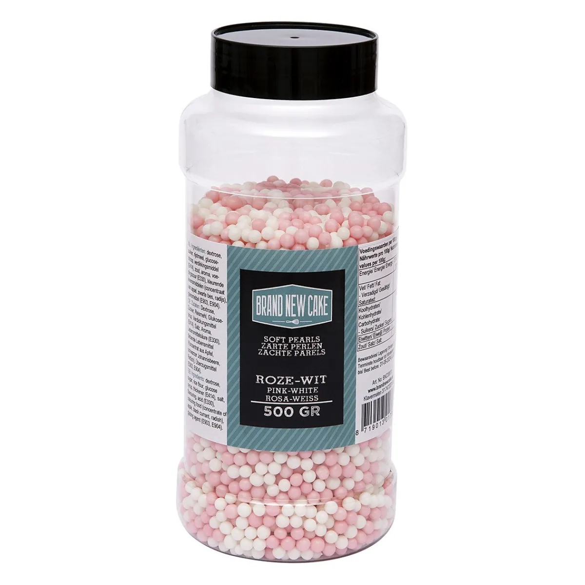 Hot BrandNewCake Zachte Parels Roze/Wit 500gr.