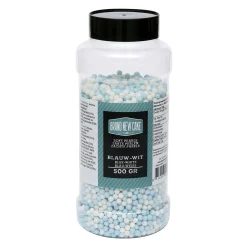 Clearance BrandNewCake Zachte Parels Blauw/Wit 500gram**
