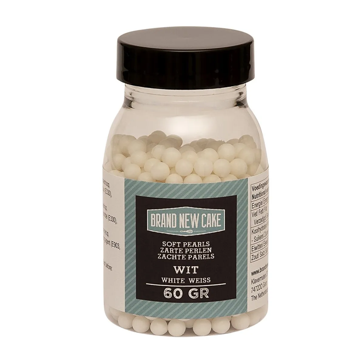 Clearance BrandNewCake Zachte Parels Wit 60g.