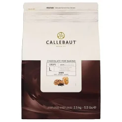 Sale Callebaut Bakvaste Chocolade Druppels L Puur 2,5 kg.