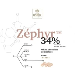 Sale Callebaut Chocolade Callets Wit Zephyr (34%) 5kg