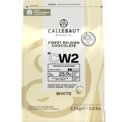 Callebaut Chocolade Callets Wit (CW2) 2,5kg
