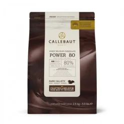 Callebaut Chocolade Callets Extra Puur (80%) 2,5kg