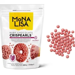 Outlet Callebaut Chocolade Crispy Pearls Ruby 800 gram