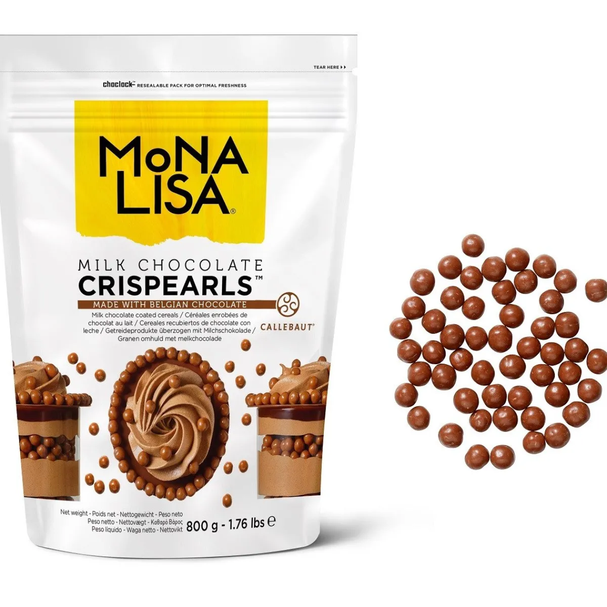 Sale Callebaut Chocolade Crispy Pearls Melk 800 gram