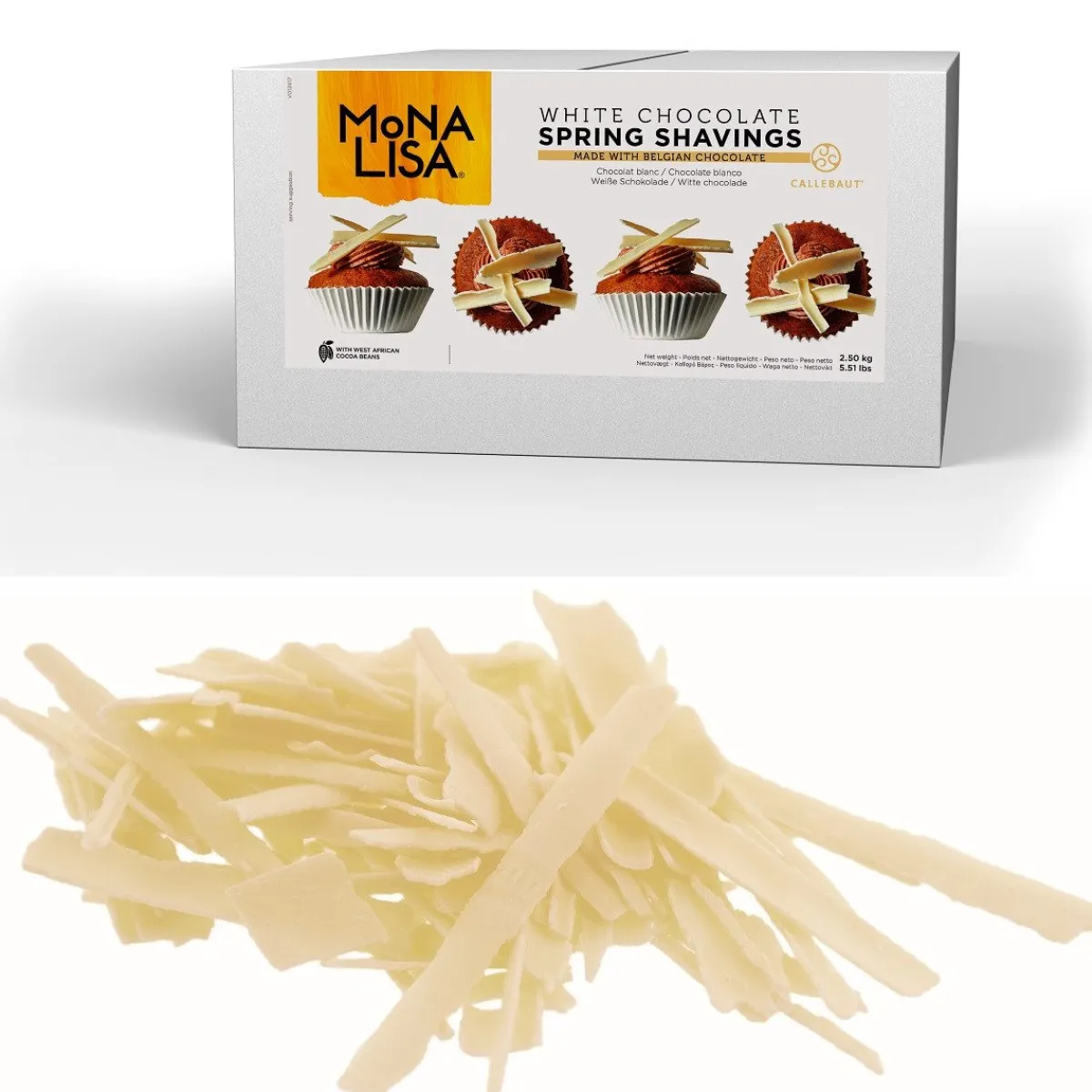Discount Callebaut Chocolade Schaafsel Wit 2,5kg