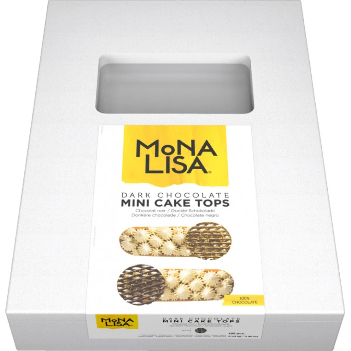 Clearance Callebaut Chocoladedecoratie Raster Rond Ø5cm 195st.