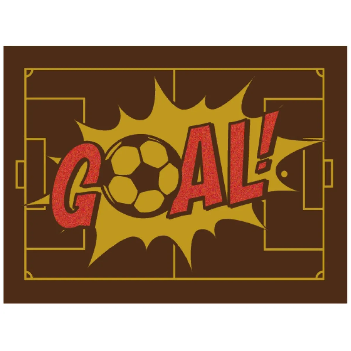 Outlet Callebaut Chocoladedecoratie Voetbalveld 98st**