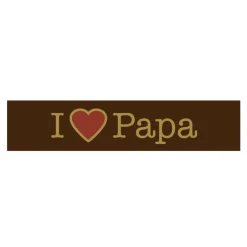 New Callebaut Chocoladedecoratie I Love Papa 160st.