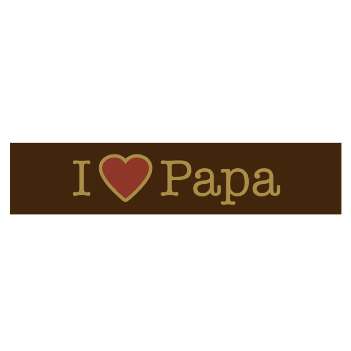 New Callebaut Chocoladedecoratie I Love Papa 160st.