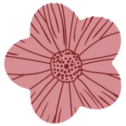 Sale Callebaut Chocoladedecoratie Roze Bloem 308st.