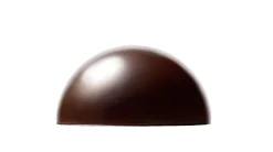 Discount Callebaut Chocoladedecoratie Dark Chocolate Dome Ø65mm 28st.