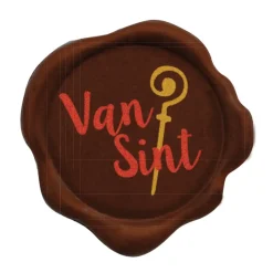 Clearance Callebaut Chocoladedecoratie Zegel Sint 70 st.