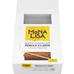 New Callebaut Chocoladedecoratie Pencil XL Wit 115st.**