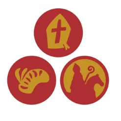 Clearance Callebaut Chocoladedecoratie Sint Set 252st.