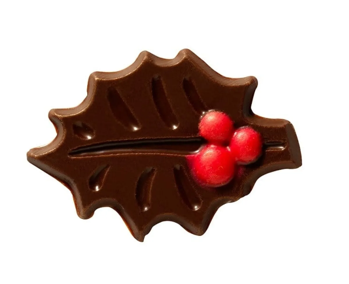 New Callebaut Chocoladedecoratie Donkere Hulst Bladeren 240st