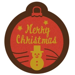 Sale Callebaut Chocoladedecoratie Merry Christmas Kerstbal 252s**