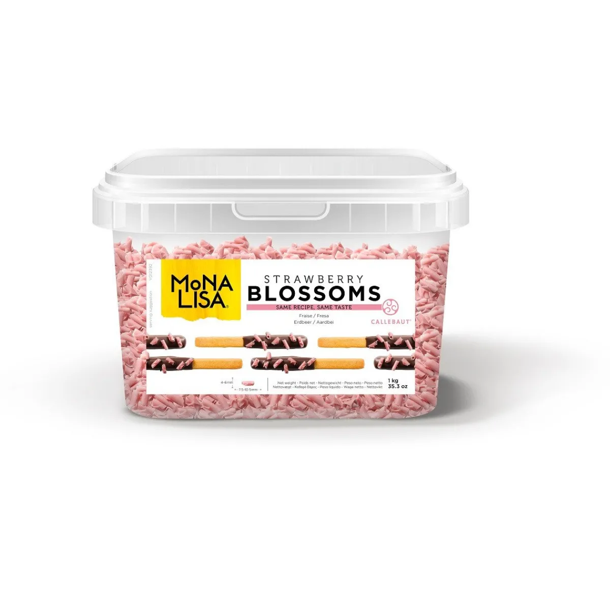 Sale Callebaut Chocoladekrullen klein Aardbei 1kg