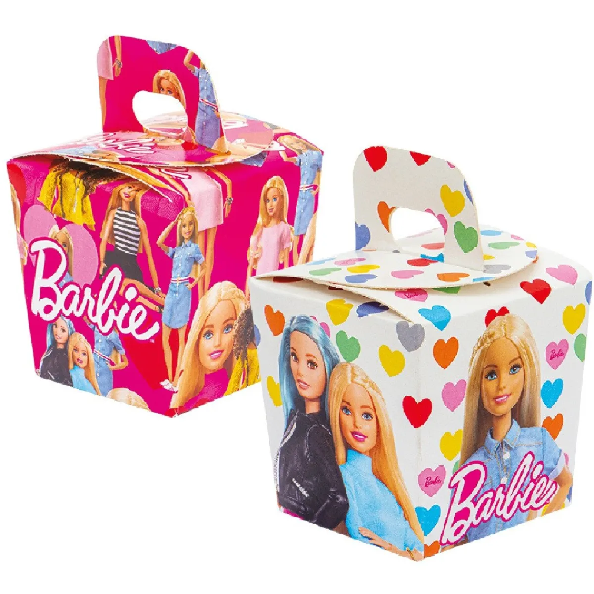 New Decora Candy Box Barbie 7x7x8cm 6st**