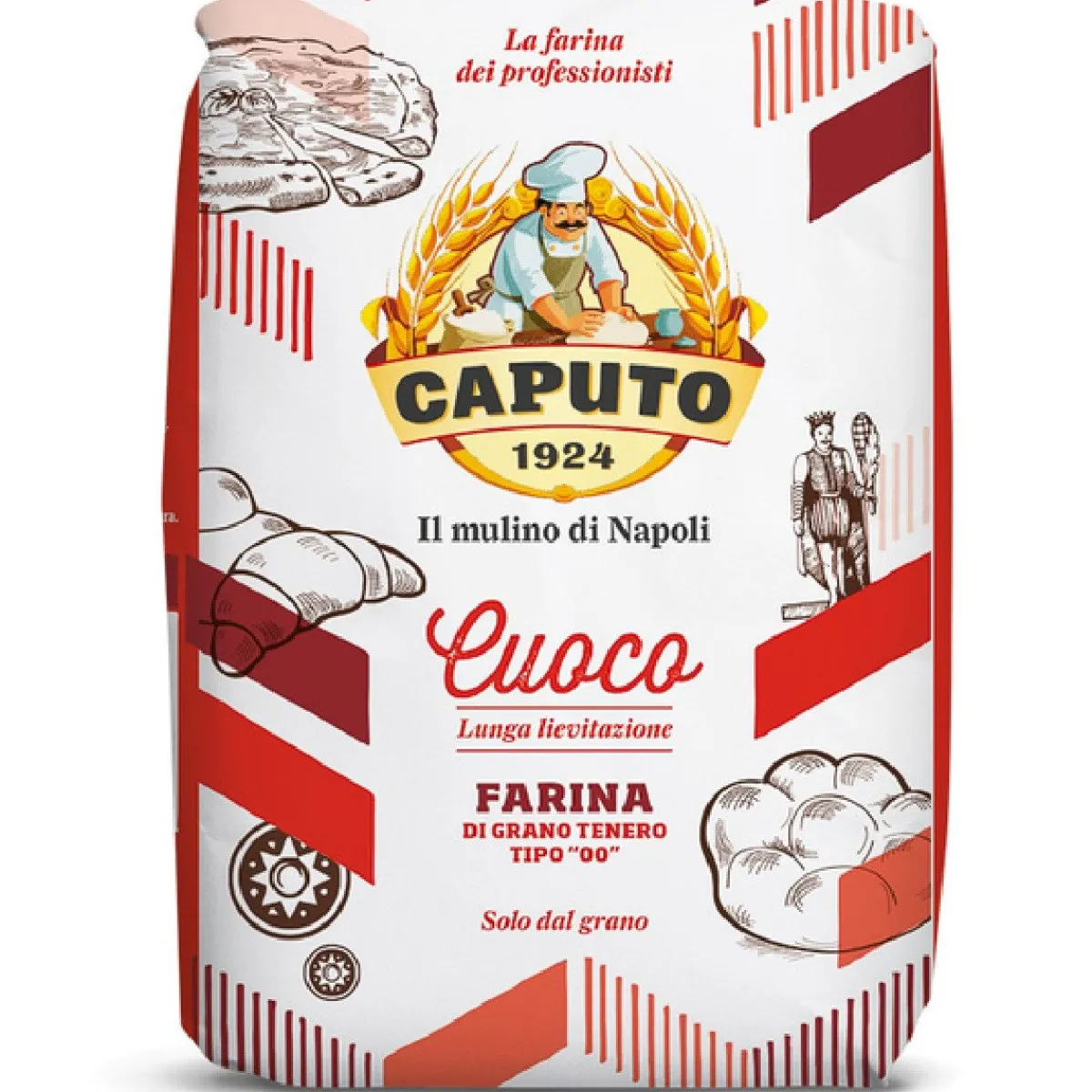 Online Caputo Bloem Farina Tipo 00 Cuoco Rosso (Pizza-Brood) 1kg