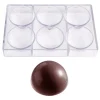 Online Chocolate World Chocolade Holvorm Halve Bol (6x) Ø80mm
