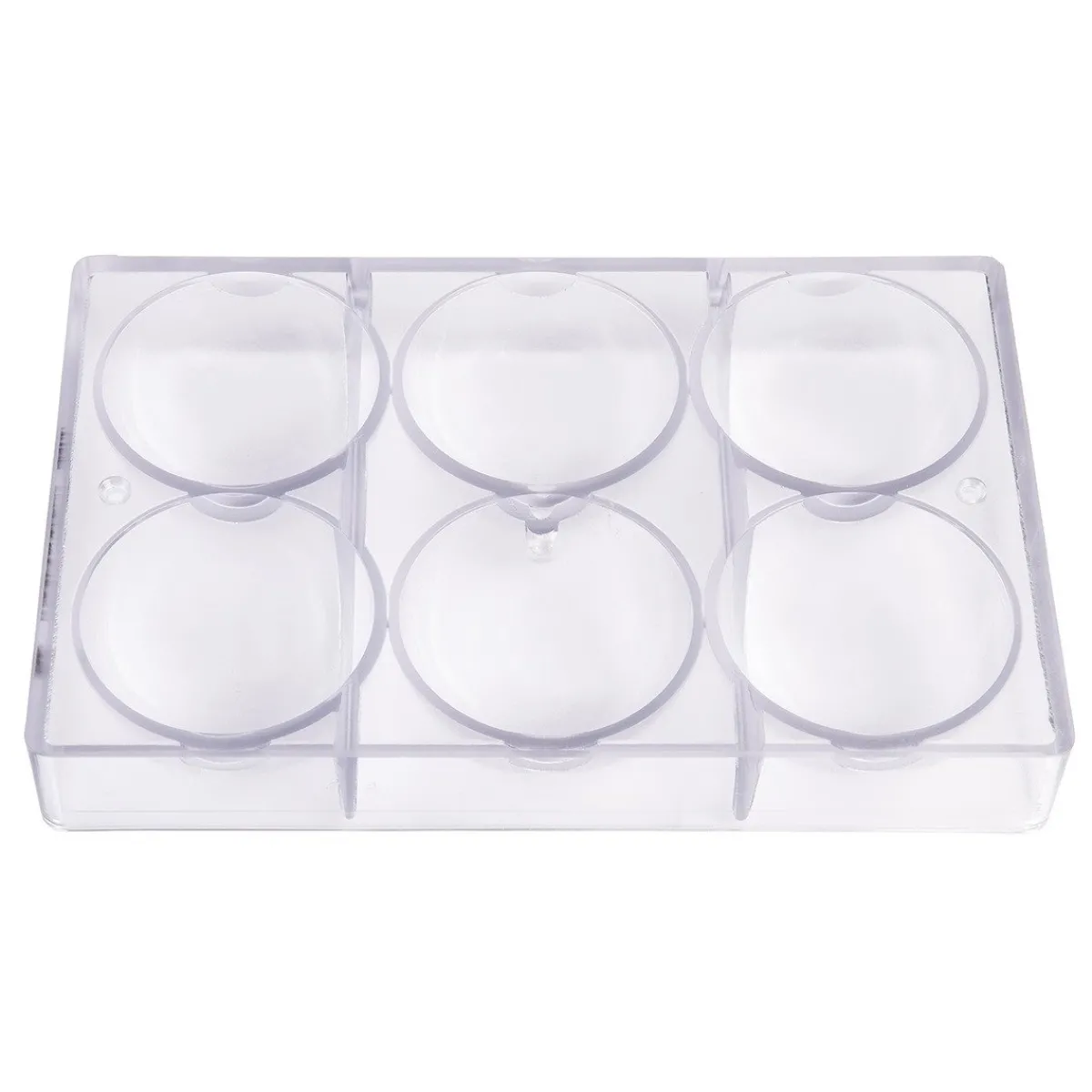 Online Chocolate World Chocolade Holvorm Halve Bol (6x) Ø80mm