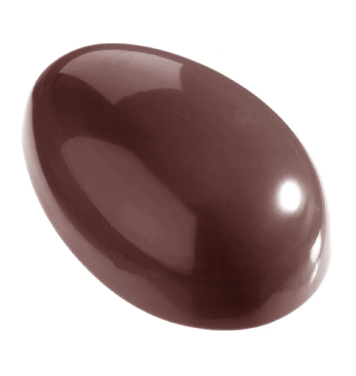 Best Chocolate World Chocolade Holvorm Glad Ei (8x) 70x47x25mm