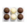 Clearance Decora Chocolade Holvorm Halve Bol (6x) Ø75 mm