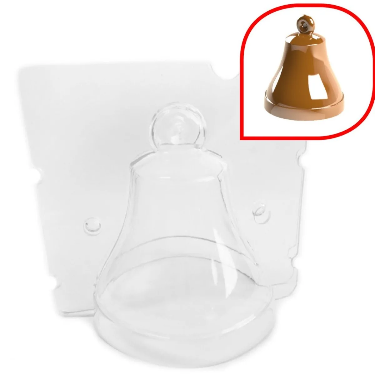 Best FriFri Chocolade Holvorm Klok 9,5cm