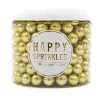 Sale Happy Sprinkles Chocolade Parels M Gold Metallic 90g