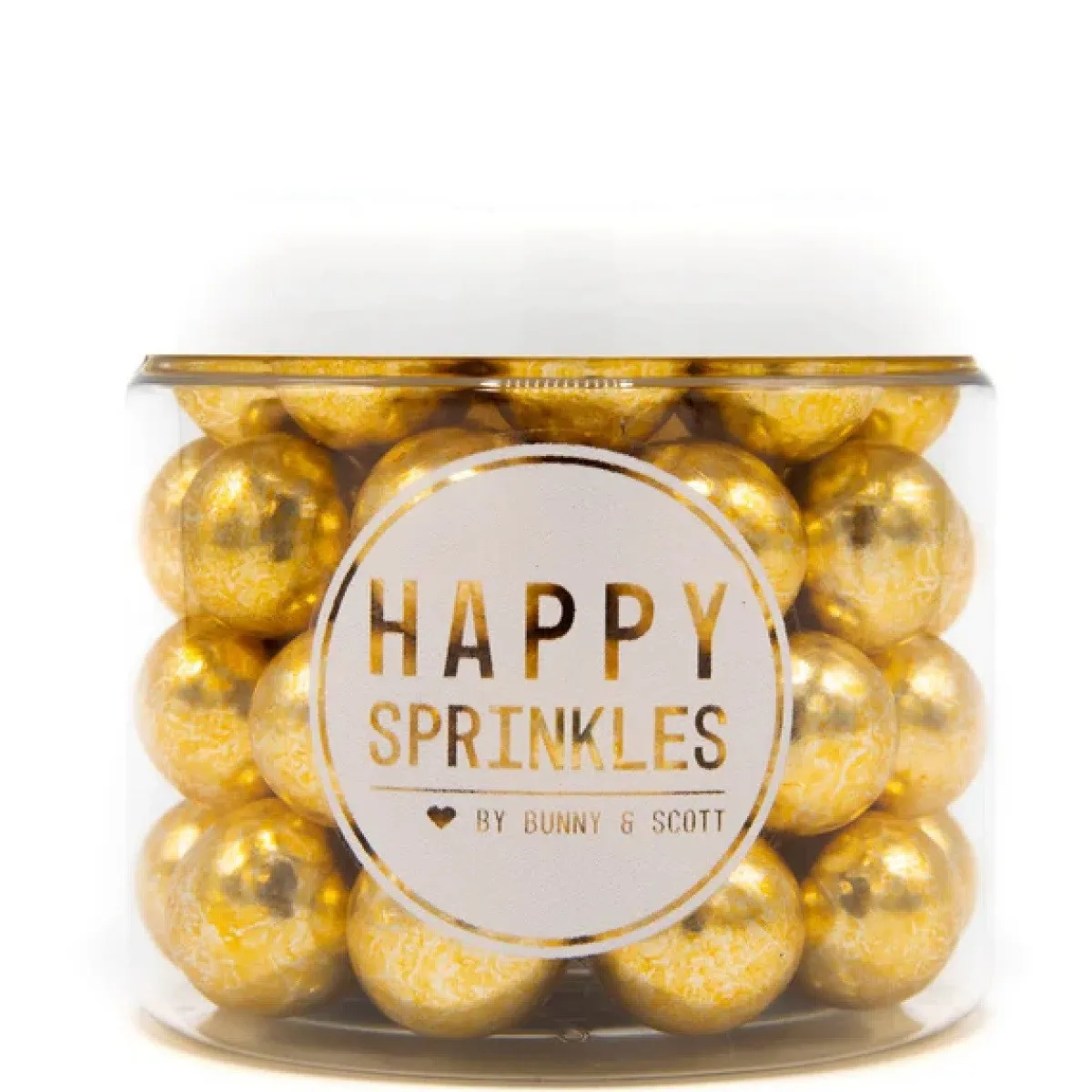 Clearance Happy Sprinkles Chocolade Parels XXL Vintage Gold 130g