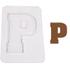 Overig Chocoladebloklettervorm 200 gr. Letter P