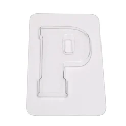 Overig Chocoladebloklettervorm 200 gr. Letter P