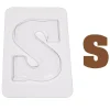 Sale Overig Chocoladebloklettervorm 200 gr. Letter S