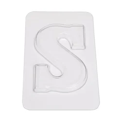 Sale Overig Chocoladebloklettervorm 200 gr. Letter S