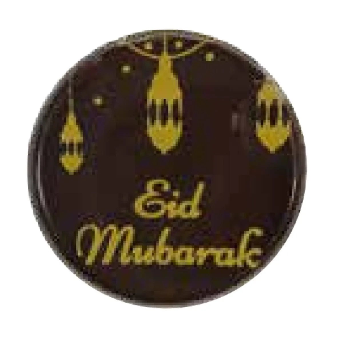 New Overig Chocoladedecoratie Eid Mubarak Rond Ø3,5cm 48st.