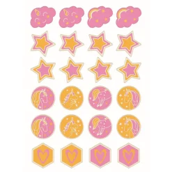 Online Overig Chocoladedecoratie Happy Unicorns Ø3cm 24st.